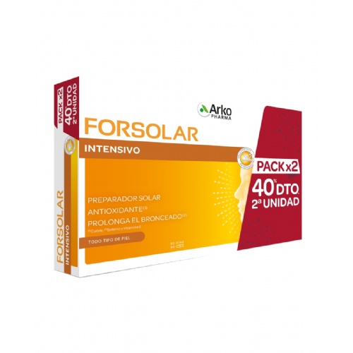 Arkosol intensivo  2 envases 30 capsulas pack descuento