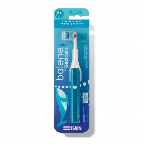 Balene by bexident cepillo dental junior  suave  azul