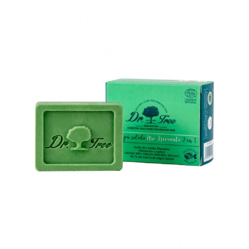 Dr. tree champu solido 2 en 1 uso frecuente  1 envase 75 g
