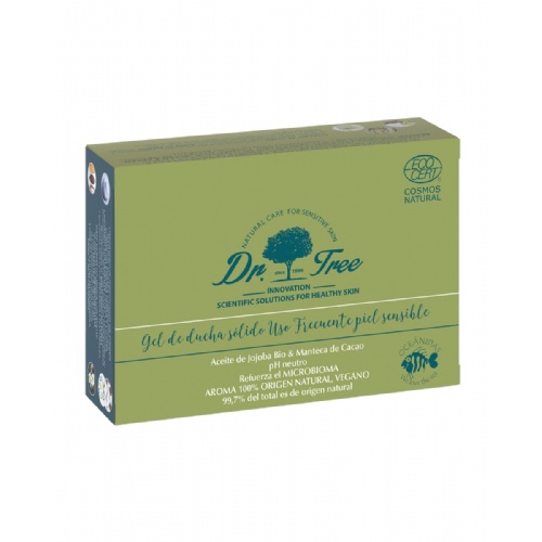 Dr. tree gel de ducha solido uso frecuente piel sensible  1 pastilla 120 g