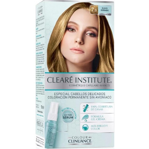 Cleare institute colour clinuance  1 envase 170 ml tono 7.3 rubio dorado