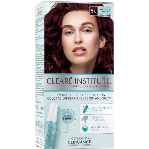 Cleare institute colour clinuance  1 envase 170 ml tono color 5.06 chocolate cereza