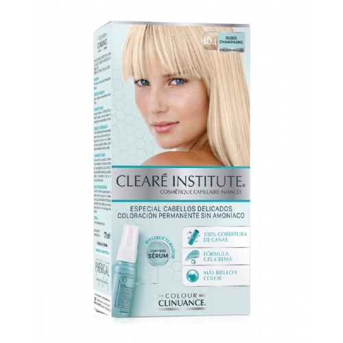 Cleare institute colour clinuance  1 envase 170 ml tono color 10.1 rubio champagne