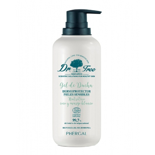 Dr. tree gel de ducha dermoprotector pieles sensibles nutritivo  1 envase 500 ml aroma coco y musgo 