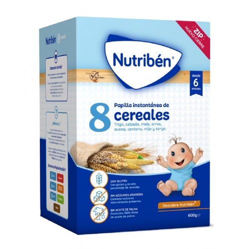 Nutriben 8 cereales  1 envase 600 g