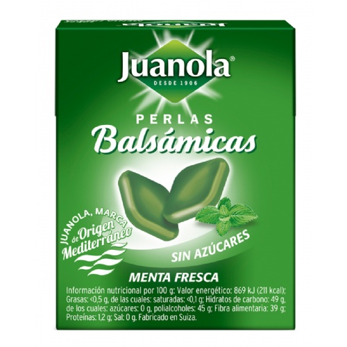 Juanola perlas  1 envase 25 g sabor menta fresca