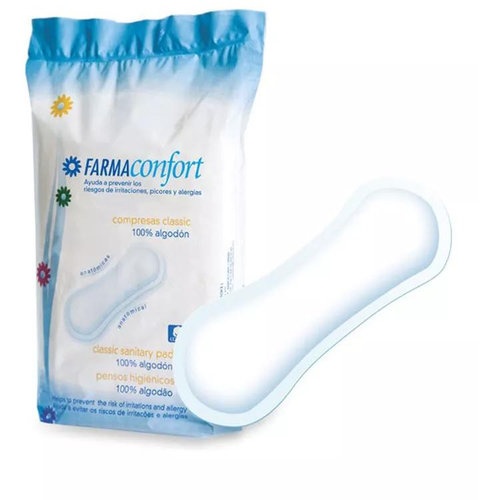 Compresas higienicas femeninas farmaconfort classic anatomicas 20 unidades - farmaconfort classic