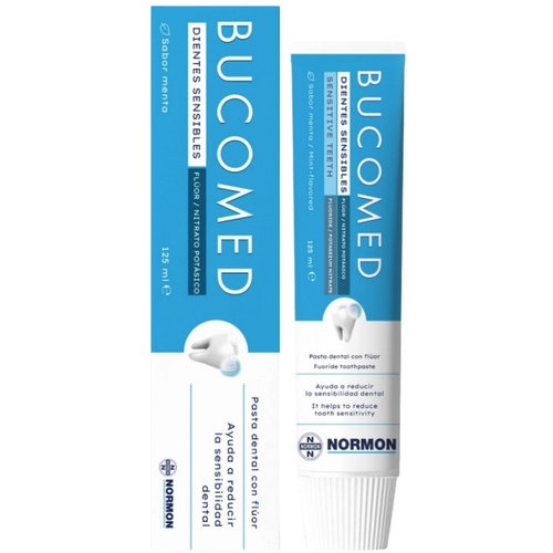 Bucomed pasta dientes sensibles  1 tubo 125 ml sabor menta