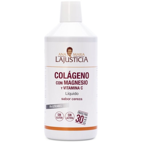 Colageno con magnesio y vitamina c ana maria lajusticia 1 envase 1000 ml sabor cereza - ana maria la