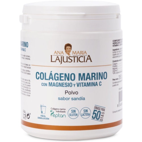 Colageno marino con magnesio y vitamina c ana maria lajusticia 1 envase 350 g sabor sandia