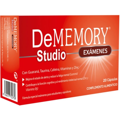 Dememory studio examenes  20 capsulas