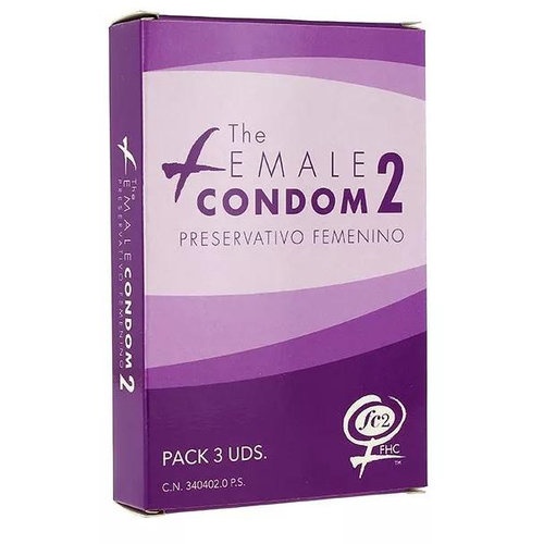 Preservativo femenino de nitrilo the female condom 2 3 unidades - the female condom 2