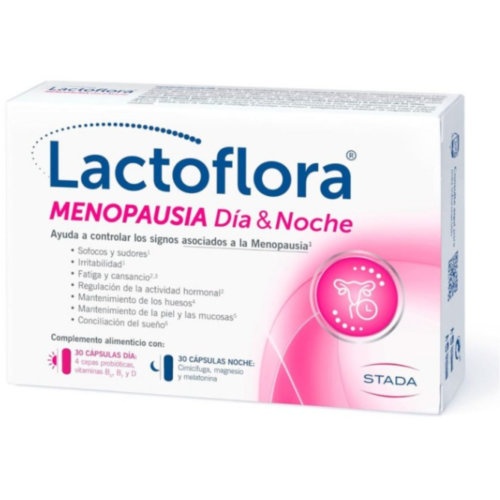 Lactoflora menopausia dia & noche 30 capsulas dia + 30 capsulas noche