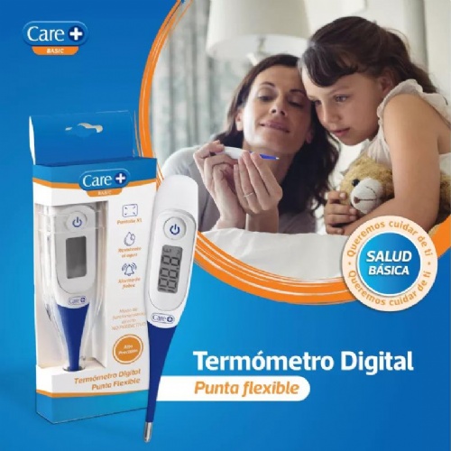 Care+ termometro punta flexible