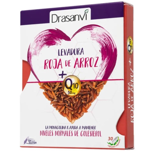 Drasanvi levadura roja de arroz 2,9mg monac. k +q10 30 caps