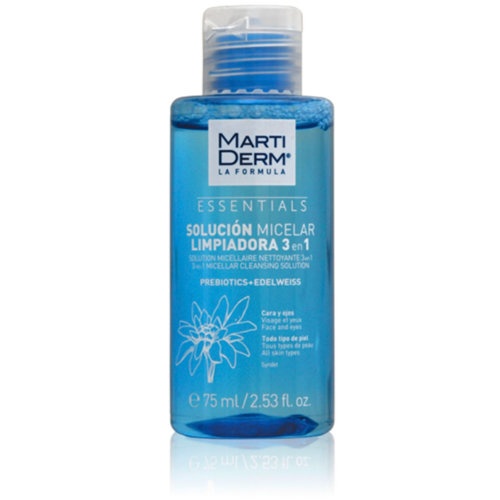 Martiderm solucion micelar limpiadora 3 en 1  1 envase 75 ml