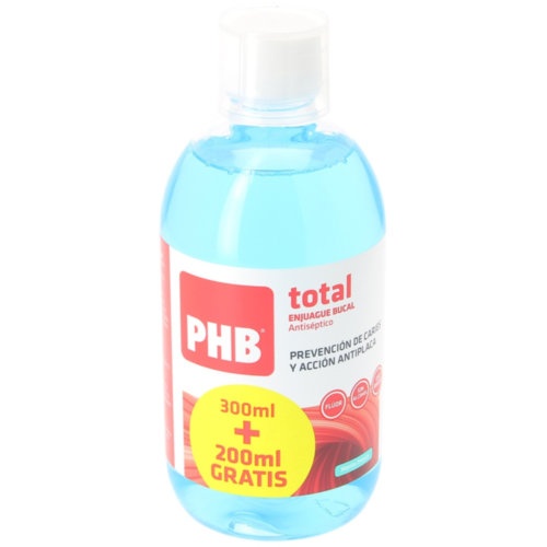phb total enjuague bucal (300 + 200 ml)
