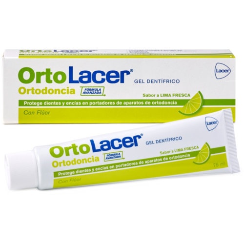 ortolacer gel dentifrico (75 ml lima fresca)