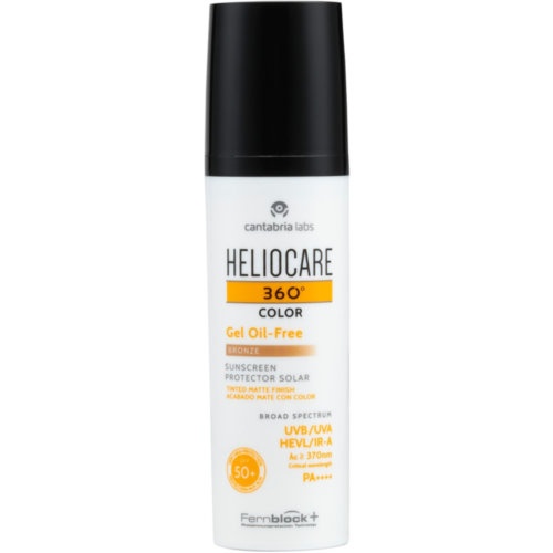 Heliocare 360º spf 50+ color gel oil-free - protector solar (bronze 50 ml)