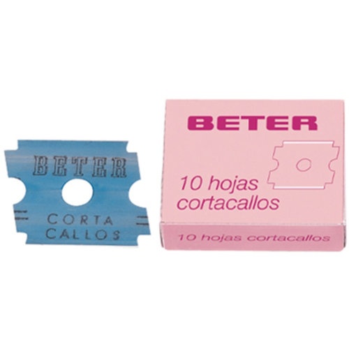 BETER cortacallos recambio cuchillas (10 hojas)