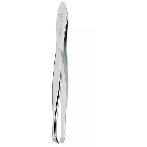Pinzas depilar beter punta cangrejo cromada 9.3 cm - beter