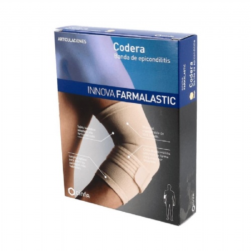 Codera banda epicondilitis farmalastic compression tech 1 unidad talla mediana - farmalastic compres