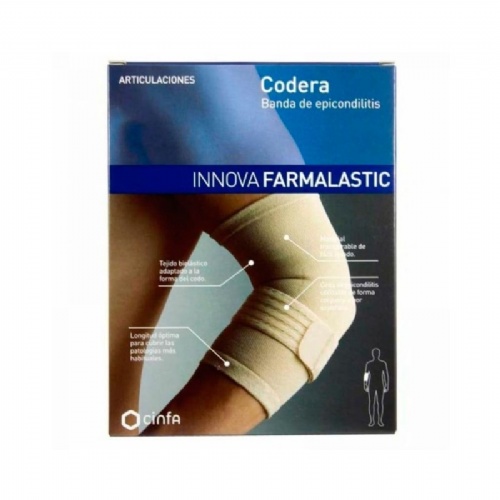 Codera banda epicondilitis farmalastic compression tech 1 unidad talla pequeña - farmalastic compres