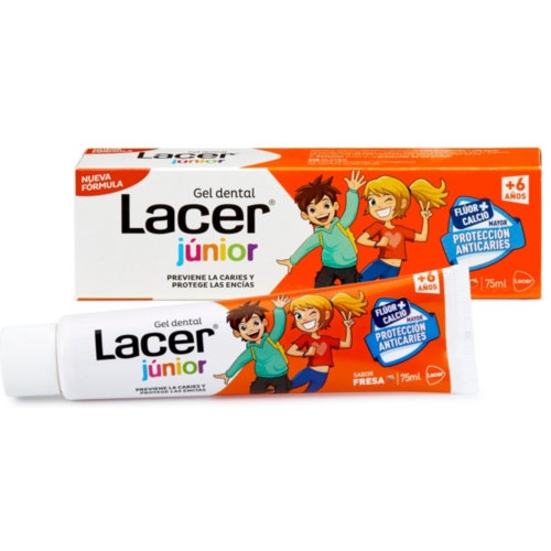 lacer junior gel dental (75 ml fresa)