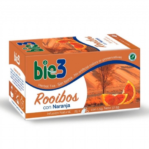 Bie3 rooibos con naranja  25 filtros 1,5 g