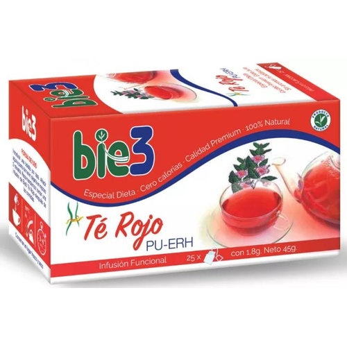 Bio3 te rojo  25 filtros 1,5 g