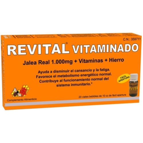 revital jalea real vitaminado amp bebibles (20  ampollas)