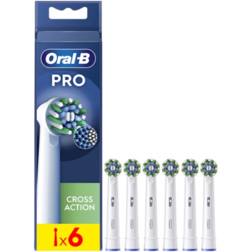 Cepillo dental electrico recambio oral-b pro cross action 3 xxl 6 cabezales de recambio - oral-b pro