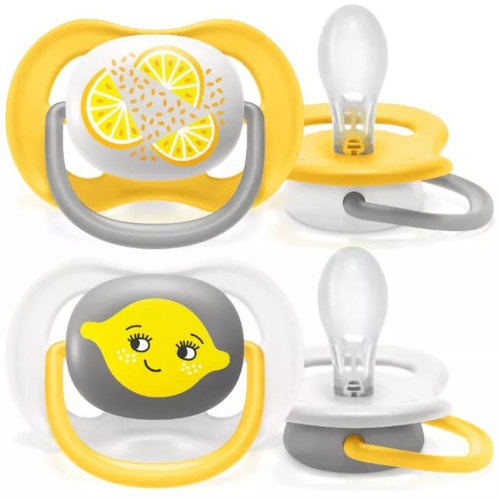 Chupete silicona philips avent ultra air 6 - 18 meses 2 unidades neutro scf080/18 - philips avent ul