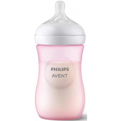 Biberon anti-colic philips avent natural response + 1 mes 1 unidad 260 ml color rosa - philips avent