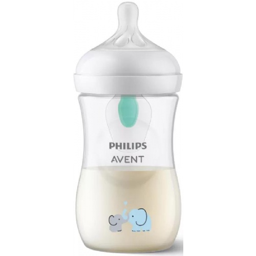 Biberon anti-colic philips avent natural response air free + 1 mes 1 unidad 260 ml elefante - philip
