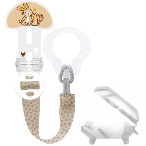 Broche para chupete y cubierta de proteccion mam clip it! & cover 1 unidad color verde - mam clip it
