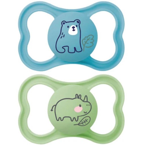 Chupete silicona fisiologico mam air + 6 meses matt a pack doble - mam air