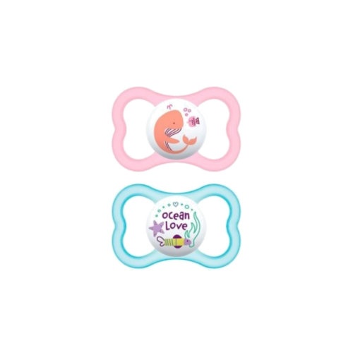 Chupete silicona fisiologico mam air + 6 meses matt r pack doble - mam air