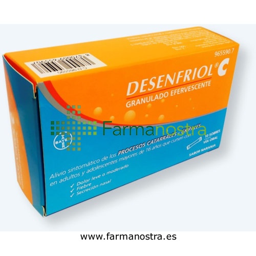 DESENFRIOL C GRANULADO EFERVESCENTE , 10 sobres