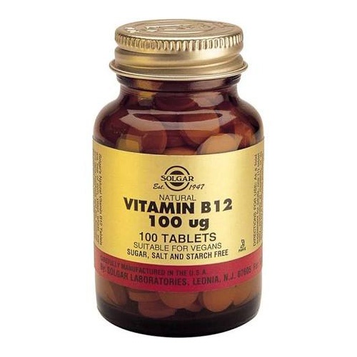 Solgar vitamina b12 100 mcg 100 cosolgar vit b12