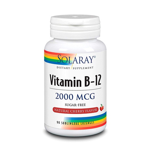 Solaray vit b12 2000 mcg 90 comp ssolaray vit b1