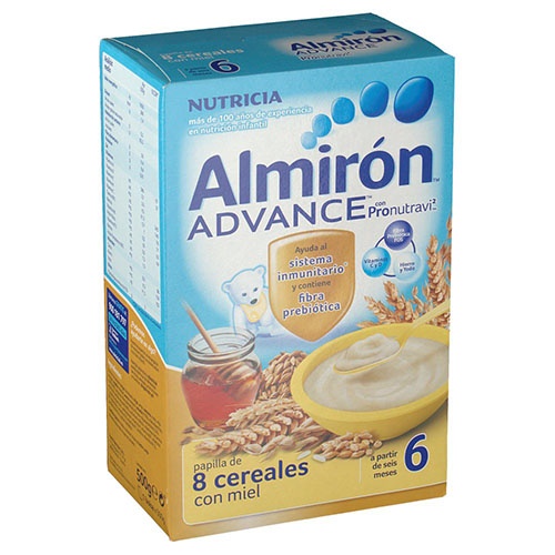 almiron 8 cereales con miel advance (500 g)