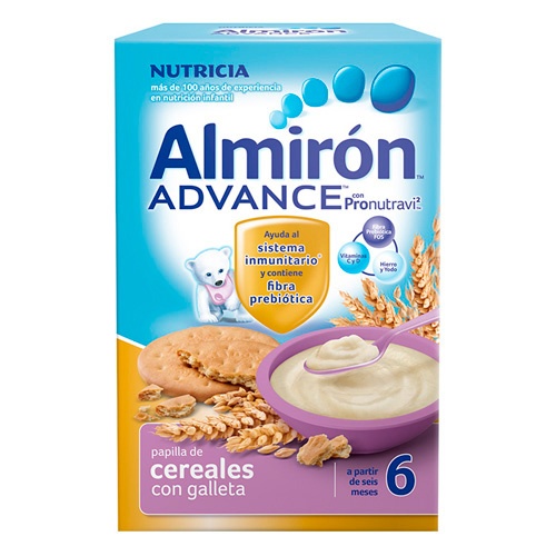 almiron cereales con galletas advance (500 g)