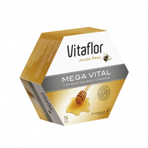 vitaflor jalea real mega vital ampolla bebible (1500 mg 200 ml 20 amp)