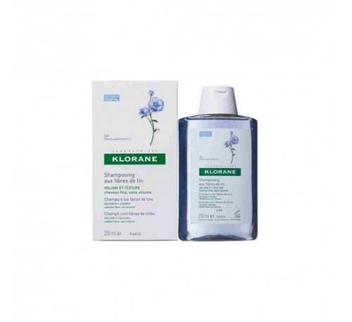 klorane champu a las fibras de lino (200 ml)