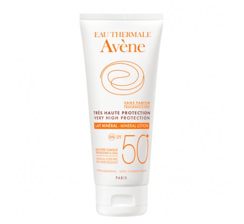 avene spf 50+ leche pantalla fisica (100 ml)