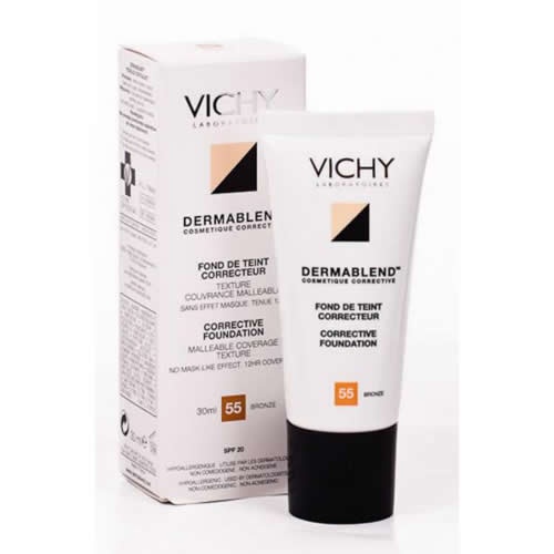 VICHY COSMETICA CORRECTORA dermablend fondo de maquillaje corrector (30 ml 55 bronce)