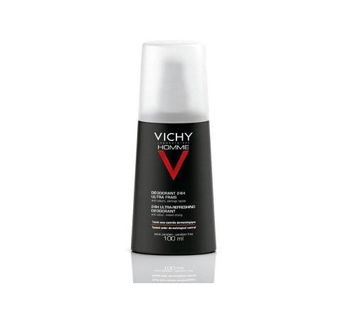 vichy homme desodorante spray ultra fresco (100 ml)