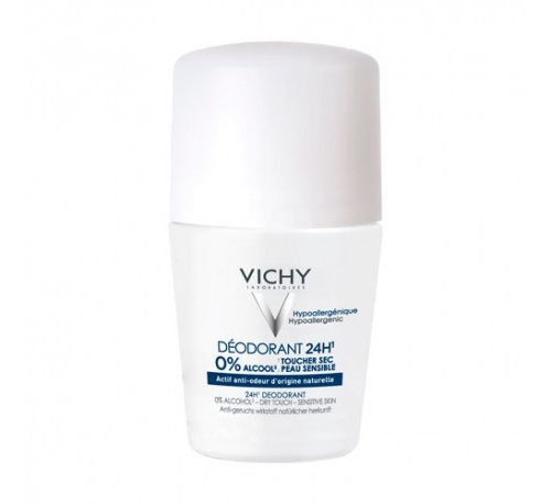 VICHY desodorante 24 h sin sales de aluminio (roll on 50 ml)