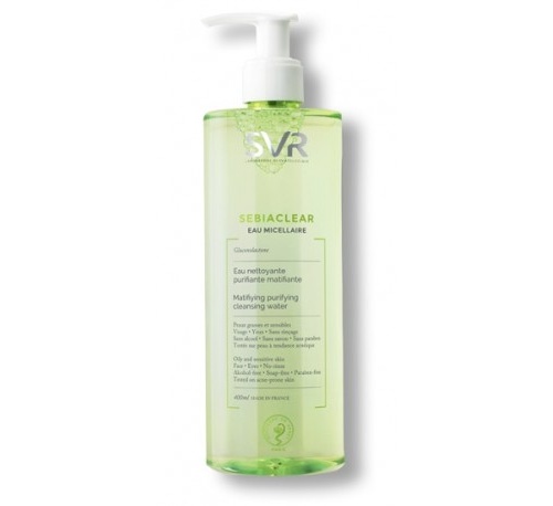 AGUA MICELAR MATIFICANTE svr sebiaclear eau micelar limpiadora purificant (400 ml)